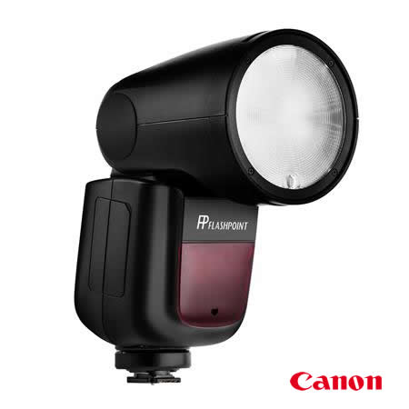 Flashpoint Zoom Li-on X R2 TTL On-Camera Round Flash Speedlight For Canon (Godox V1)